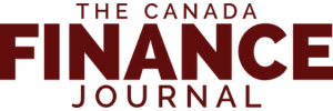 FCC_As_Seen_In_Canada_Finance_Journal Logo of The Canada Finance Journal in bold, dark red text on a transparent background.