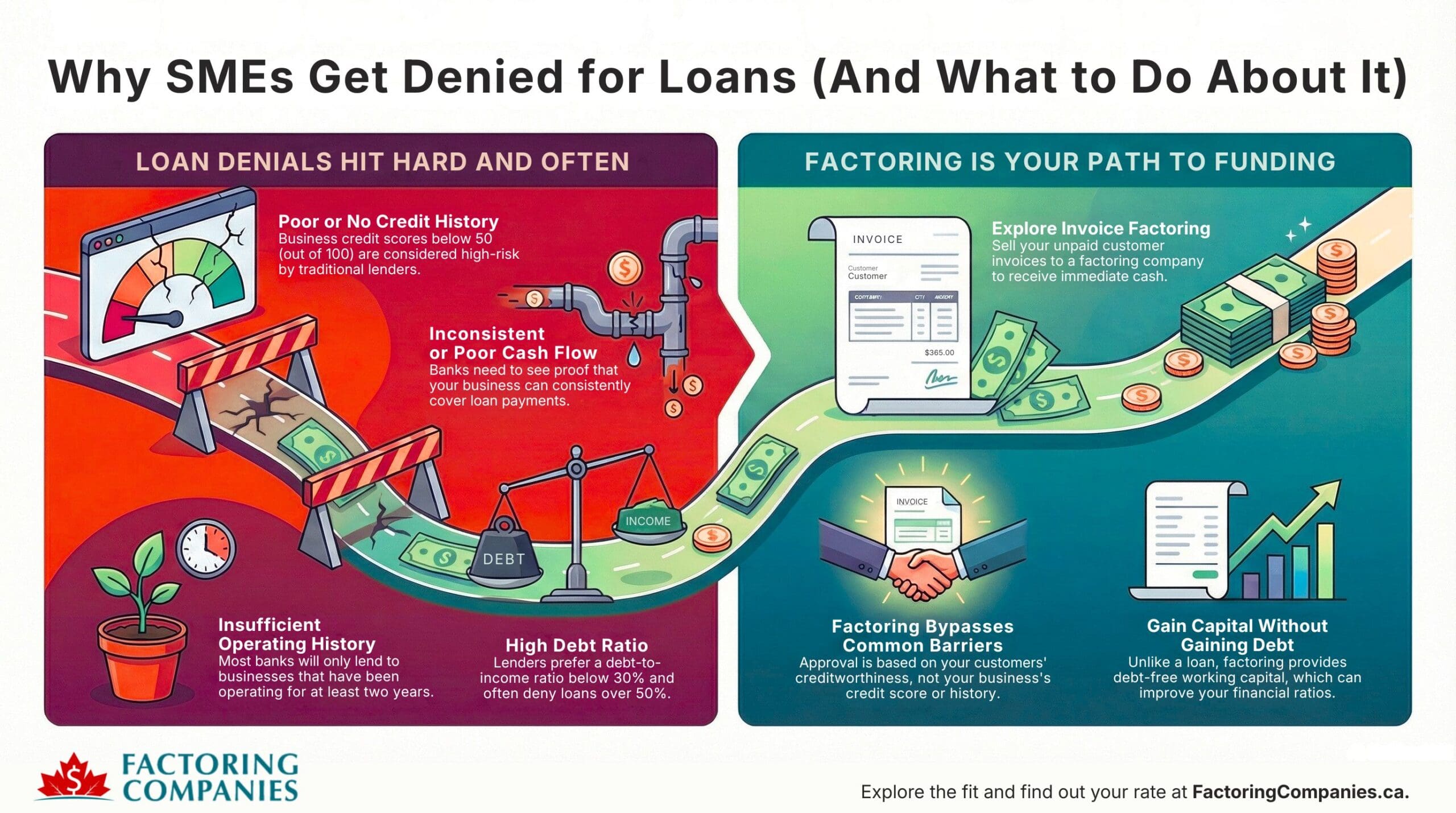 Infographic - Why SMEs Get Denied for Loans (And What to Do About It)