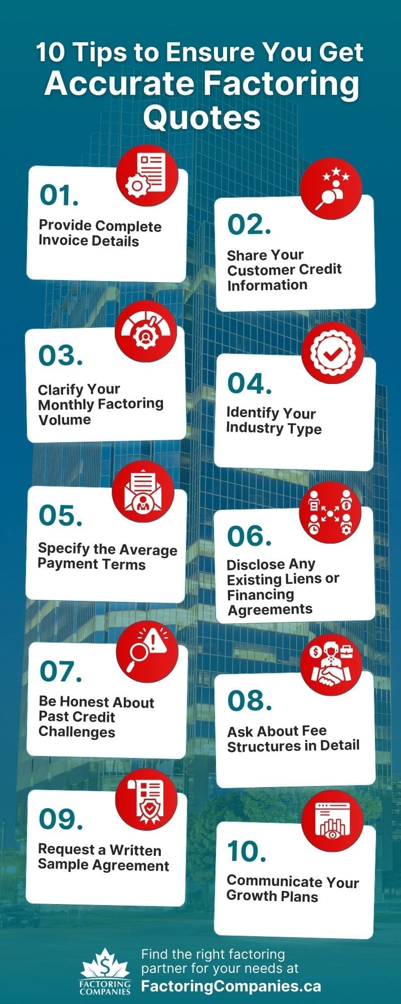 10 Ways to Get Reliable Factoring Quotes