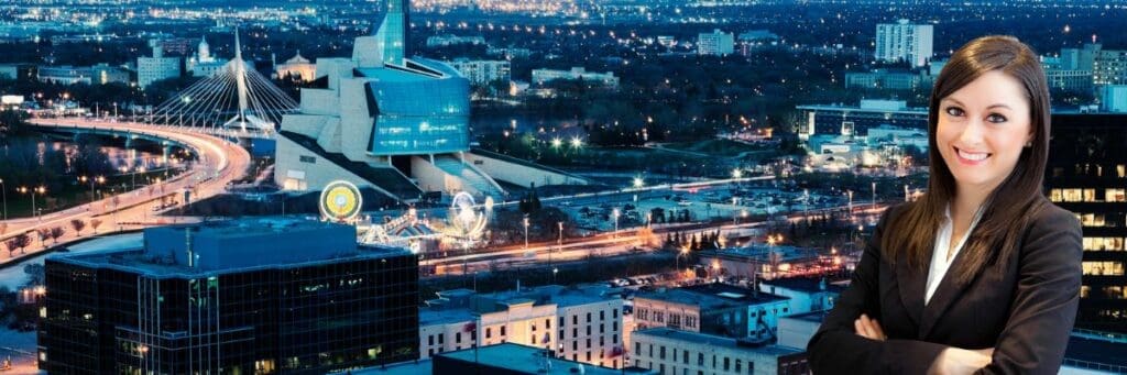 Manitoba Government Contractor Payment Terms Guide - Government contractor with Manitoba in background.