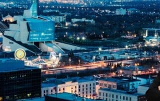 Manitoba Government Contractor Payment Terms Guide - Government contractor with Manitoba in background.