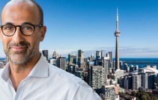 Ontario Government Contractor Payment Terms: What to Expect - businessman with Ontario in background,