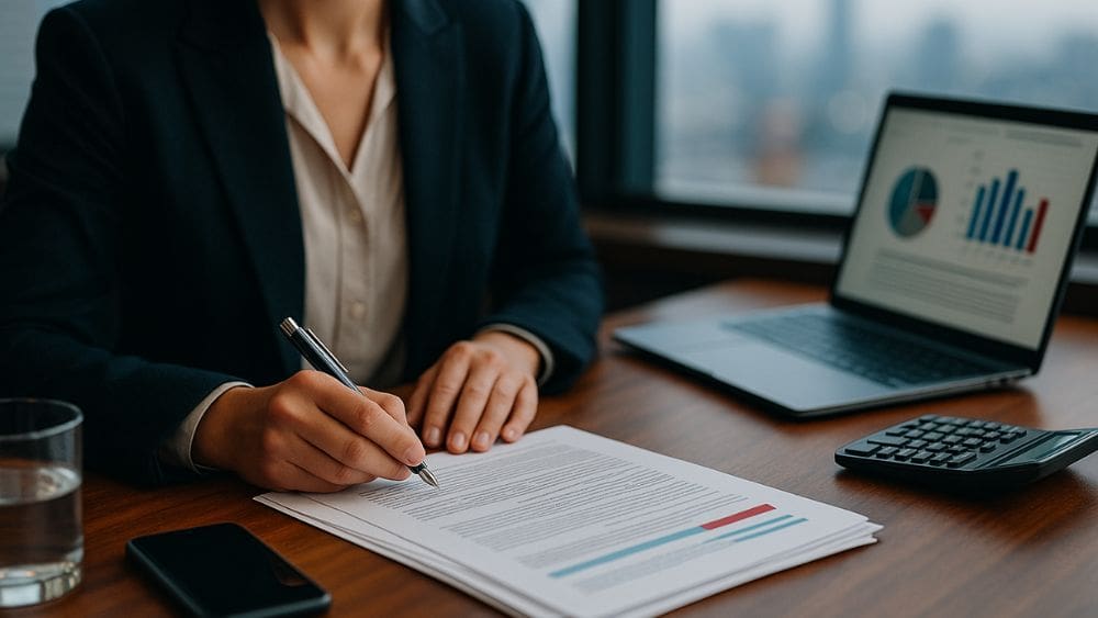 How to Maximize Value from Your Factoring Contract - Woman writing on contract